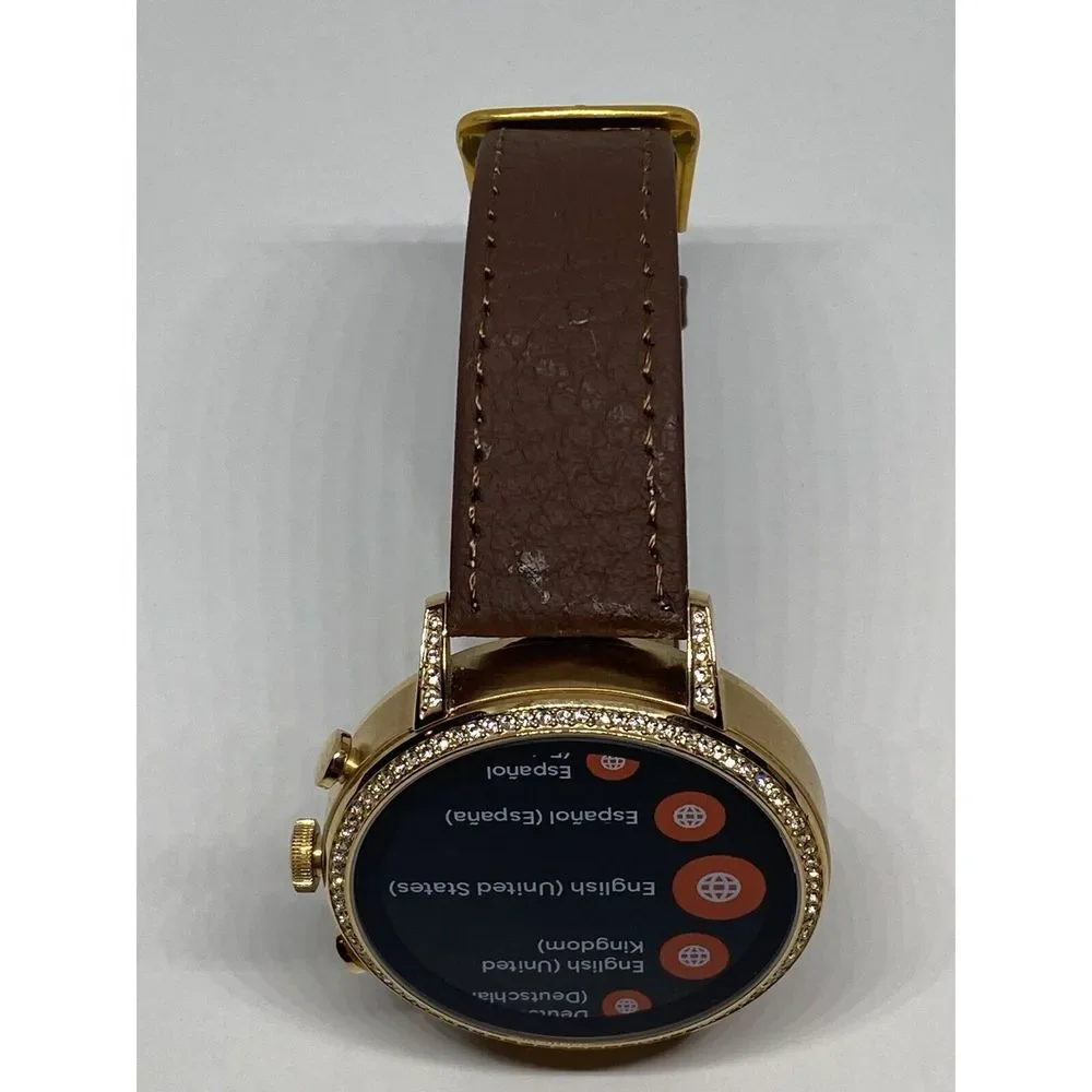 Fossil Gen 4 Authentic Digital Dial Smart Watch Custom Band FTW6015 AB574